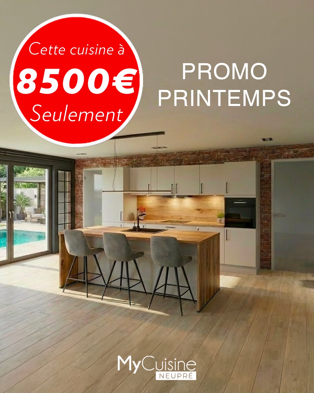 Cuisine équipée MyCuisine Neupré à 8500 euros